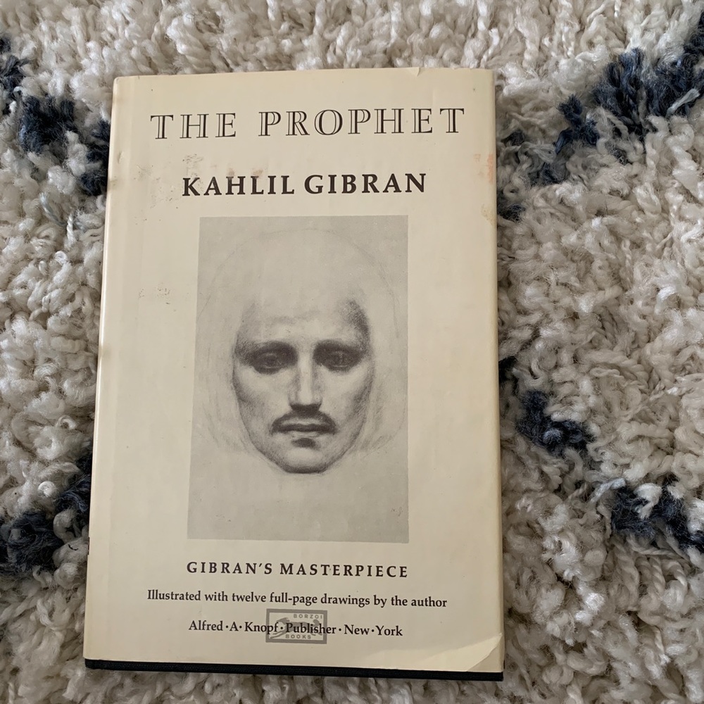 THE PROPHET by Kahlil Gibran (1973, HB w/ DJ)